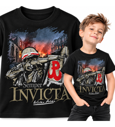 KOSZULKA DZIECIĘCA Patriotyczna  SEMPER INVICTA